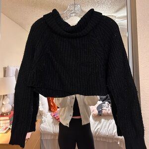 Cozy Black Women's Sweater